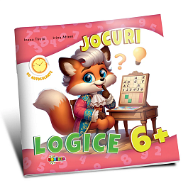 картинка Jocuri logice : 6+ : cu autocolante magazinul BookStore in Chisinau, Moldova