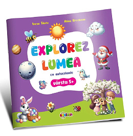 картинка Explorez Lumea cu Autocolante 5+ magazinul BookStore in Chisinau, Moldova