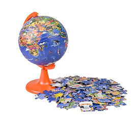 картинка Glob Gurbuz d15cm + Puzzle 100pcs magazinul BookStore in Chisinau, Moldova
