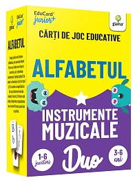 картинка Carti de joc educative. Alfabetul • Instrumente muzicale. DuoCard magazinul BookStore in Chisinau, Moldova