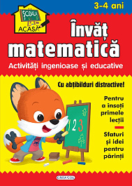 картинка Scoala acasa -  Invat matematica 3-4 ani magazinul BookStore in Chisinau, Moldova