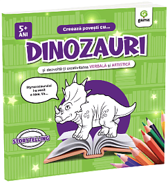 картинка Creeaza povesti cu... Dinozauri 5+ magazinul BookStore in Chisinau, Moldova
