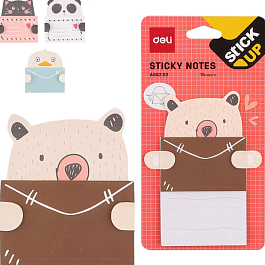 картинка Notițe adezive DELI StickUp 76x101mm, 15 file, DLEA55202 magazinul BookStore in Chisinau, Moldova