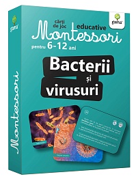 картинка Carti de joc Montessori. Bacterii si virusuri 6-12 ani magazinul BookStore in Chisinau, Moldova