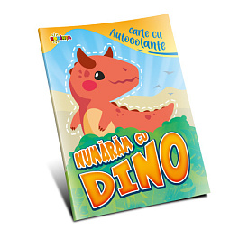 картинка Carte cu autocolante. Numaram cu Dino magazinul BookStore in Chisinau, Moldova