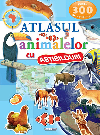 картинка Atlasul animalelor cu abtibilduri magazinul BookStore in Chisinau, Moldova