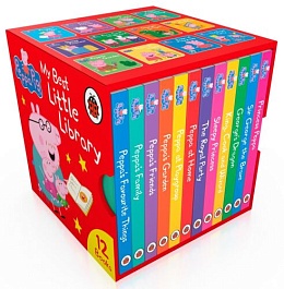 картинка Peppa Pig My Best Little Library 12 Books magazinul BookStore in Chisinau, Moldova