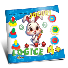 картинка Jocuri logice : 4+ : cu autocolante magazinul BookStore in Chisinau, Moldova