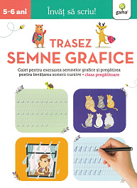 картинка Trasez semne grafice 5-6 ani. Invat sa scriu! magazinul BookStore in Chisinau, Moldova