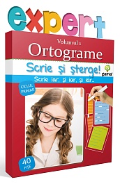 картинка Scrie si sterge Expert Romana. Ortograme. Volumul 1 magazinul BookStore in Chisinau, Moldova