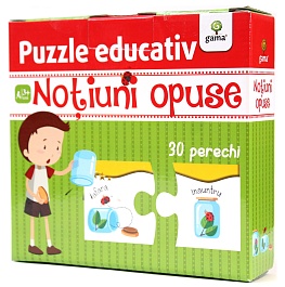 картинка Puzzle educativ. Notiuni opuse magazinul BookStore in Chisinau, Moldova