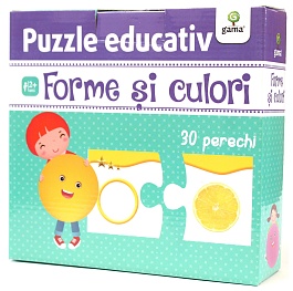 картинка Puzzle educativ. Forme si culori magazinul BookStore in Chisinau, Moldova