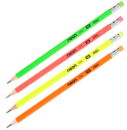 картинка Creion simplu DELI Neon cu radiera HB DLEU51600 magazinul BookStore in Chisinau, Moldova