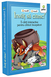 картинка Invat sa citesc! - Pachet 5 cati interactive pentru cititori incepatori. Nivelul 0 si 1. Nr.2 magazinul BookStore in Chisinau, Moldova