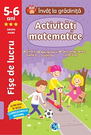 картинка Invat la gradinita 5-6 ani. Activitati matematice magazinul BookStore in Chisinau, Moldova