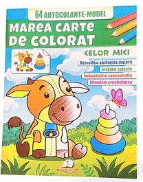 картинка Marea carte de colorat. Celor mici + 64 autocolante magazinul BookStore in Chisinau, Moldova