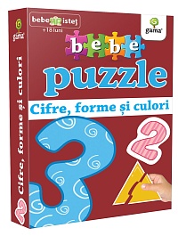 картинка Bebe puzzle. Cifre, forme si culori magazinul BookStore in Chisinau, Moldova