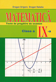 картинка Matematica cl.9. Teste de pregatire de examen magazinul BookStore in Chisinau, Moldova
