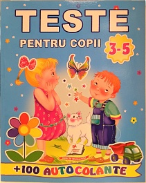 картинка Teste pentru copii 3-5 ani +100 autocolante magazinul BookStore in Chisinau, Moldova