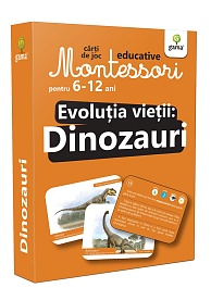 картинка Carti de joc Montessori. Evolutia vietii: Dinozauri magazinul BookStore in Chisinau, Moldova