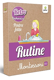картинка Rutine Montessori pentru fetite. Retro Flashcarduri 2+ magazinul BookStore in Chisinau, Moldova