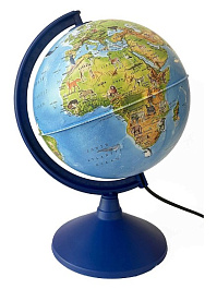 картинка Glob Animals, d=20cm,Gurbuz cu iluminare RU magazinul BookStore in Chisinau, Moldova