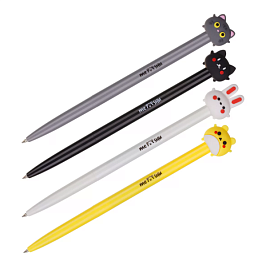 картинка Pix cu mecanism MESHU Cute Friends, 0.7mm albastru, RL296372 magazinul BookStore in Chisinau, Moldova