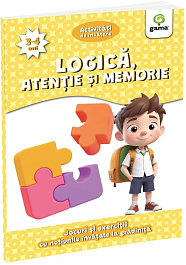 картинка Logica, atentie si memorie 3-4 ani. Activitati de invatare magazinul BookStore in Chisinau, Moldova