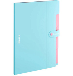 картинка Mapa-plastic cu buton BERLINGO Haze A4, 5 sep., albastru magazinul BookStore in Chisinau, Moldova