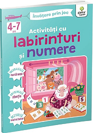 картинка Activitati cu labirinturi si numere. Invatare prin joc 4-7 ani magazinul BookStore in Chisinau, Moldova