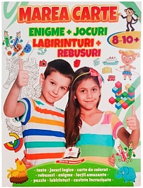 картинка Marea carte. Enigme + jocuri, labirinturi + rebusuri magazinul BookStore in Chisinau, Moldova