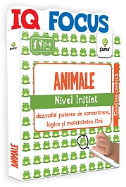 картинка IQ FOCUS. Animale. Initiat. 5-6 ani magazinul BookStore in Chisinau, Moldova