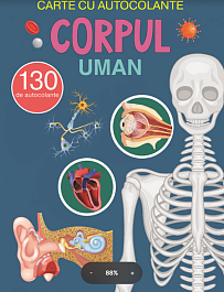 картинка Carte cu autocolante. Corpul uman magazinul BookStore in Chisinau, Moldova