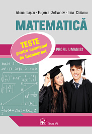 картинка Matematica cl.12. Teste pentru examenul de bacalaureat. Profil umanist magazinul BookStore in Chisinau, Moldova