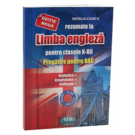 картинка Rezumate la Limba Engleza pentru clasele 10-12. Pregatire pentru BAC magazinul BookStore in Chisinau, Moldova