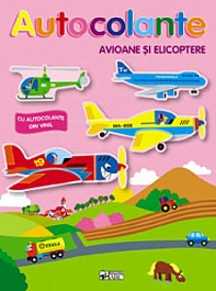 картинка Autocolante. Avioane si elicoptere. Ne jucam si construim magazinul BookStore in Chisinau, Moldova