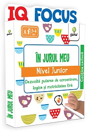 картинка IQ FOCUS. In jurul meu. Junior. 3-4 ani magazinul BookStore in Chisinau, Moldova