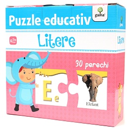 картинка Puzzle educativ. Litere magazinul BookStore in Chisinau, Moldova